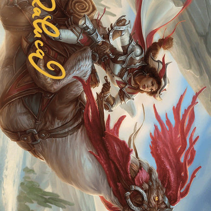 Frontier Seeker Art Card (Gold-Stamped Signature) [Outlaws of Thunder Junction Art Series]