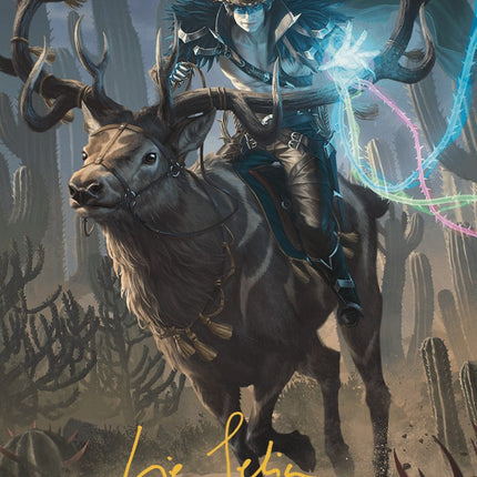 Oko, the Ringleader Art Card (54/54) (Gold-Stamped Signature) [Outlaws of Thunder Junction Art Series]