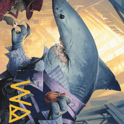 Loan Shark Art Card (Gold-Stamped Signature) [Outlaws of Thunder Junction Art Series]