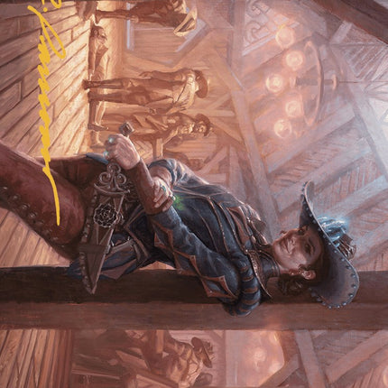 Marchesa, Dealer of Death Art Card (Gold-Stamped Signature) [Outlaws of Thunder Junction Art Series]