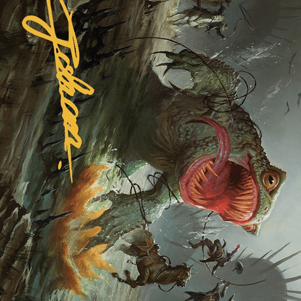 The Gitrog, Ravenous Ride Art Card (Gold-Stamped Signature) [Outlaws of Thunder Junction Art Series]