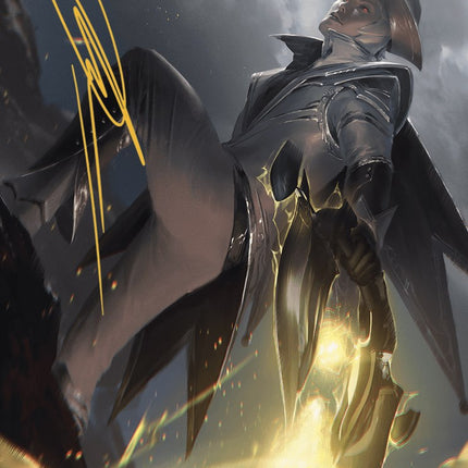Ruthless Lawbringer Art Card (Gold-Stamped Signature) [Outlaws of Thunder Junction Art Series]