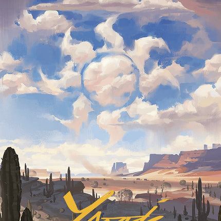 Plains Art Card (Gold-Stamped Signature) [Outlaws of Thunder Junction Art Series]
