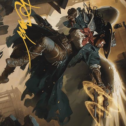 Archangel of Tithes Art Card (Gold-Stamped Signature) [Outlaws of Thunder Junction Art Series]