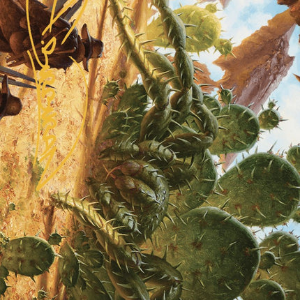 Cactarantula Art Card (Gold-Stamped Signature) [Outlaws of Thunder Junction Art Series]