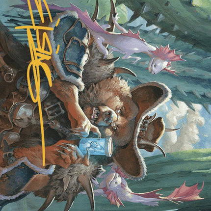 Doc Aurlock, Grizzled Genius Art Card (Gold-Stamped Signature) [Outlaws of Thunder Junction Art Series]