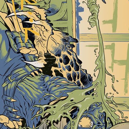 Voidslime Art Card (Gold-Stamped Signature) [Outlaws of Thunder Junction Art Series]