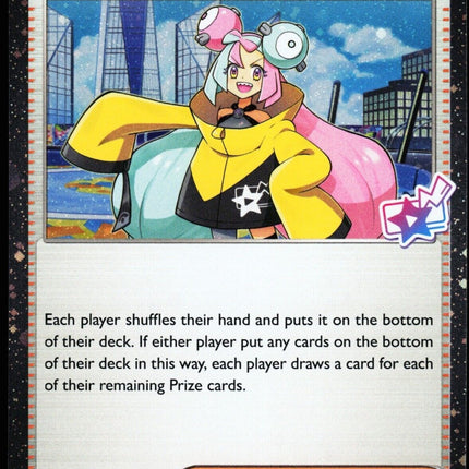 Iono (185/193) (Cosmo Foil) [Scarlet & Violet: Paldea Evolved]