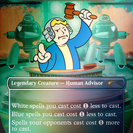 Vault Boy, Cap Collector - Grand Arbiter Augustin IV (Rainbow Foil) [Secret Lair Drop Series]