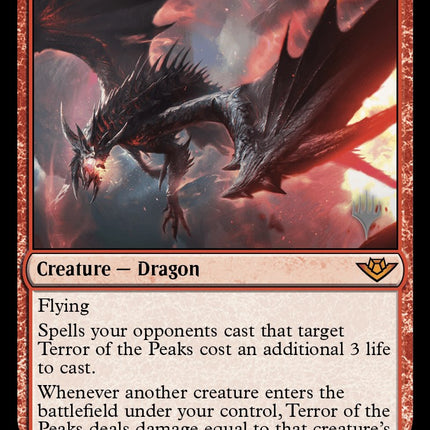 Terror of the Peaks (Promo Pack) [Outlaws of Thunder Junction Promos]