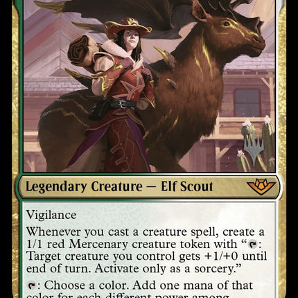 Selvala, Eager Trailblazer (Promo Pack) [Outlaws of Thunder Junction Promos]