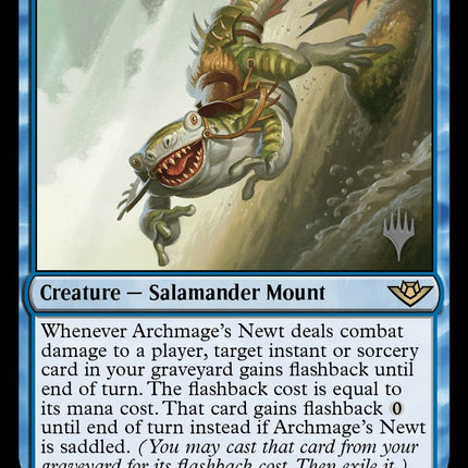 Archmage's Newt (Promo Pack) [Outlaws of Thunder Junction Promos]