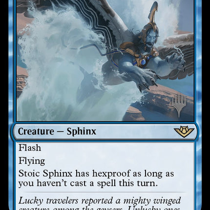 Stoic Sphinx (Promo Pack) [Outlaws of Thunder Junction Promos]