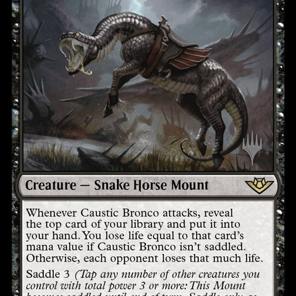 Caustic Bronco (Promo Pack) [Outlaws of Thunder Junction Promos]
