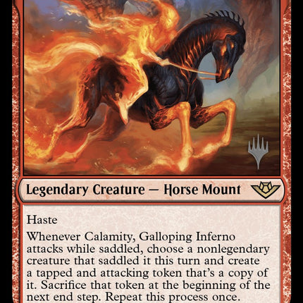 Calamity, Galloping Inferno (Promo Pack) [Outlaws of Thunder Junction Promos]