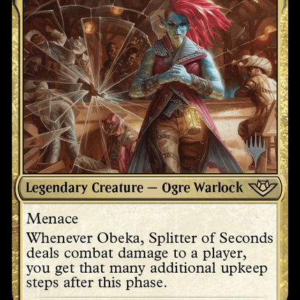 Obeka, Splitter of Seconds (Promo Pack) [Outlaws of Thunder Junction Promos]