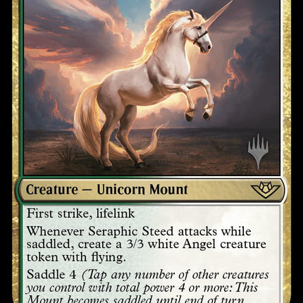Seraphic Steed (Promo Pack) [Outlaws of Thunder Junction Promos]