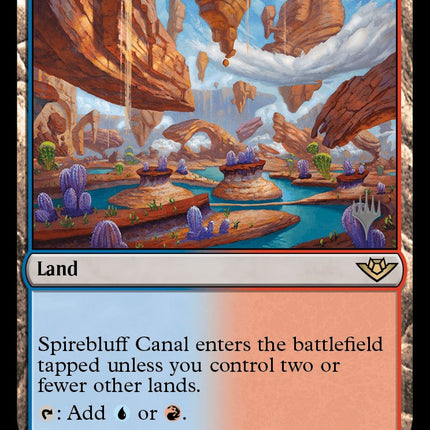 Spirebluff Canal (Promo Pack) [Outlaws of Thunder Junction Promos]