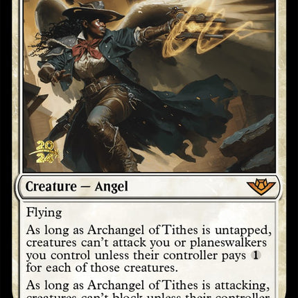 Archangel of Tithes [Outlaws of Thunder Junction Prerelease Promos]