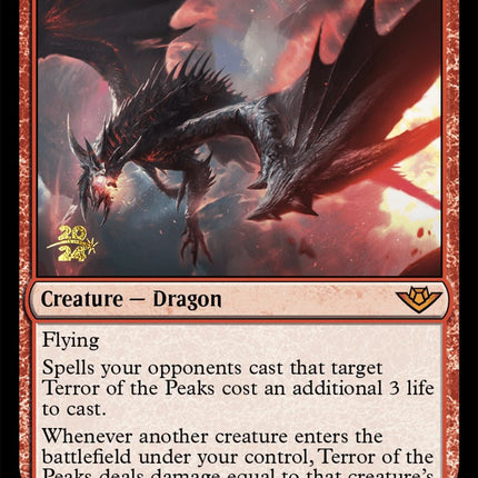 Terror of the Peaks (OTJ) [Outlaws of Thunder Junction Prerelease Promos]