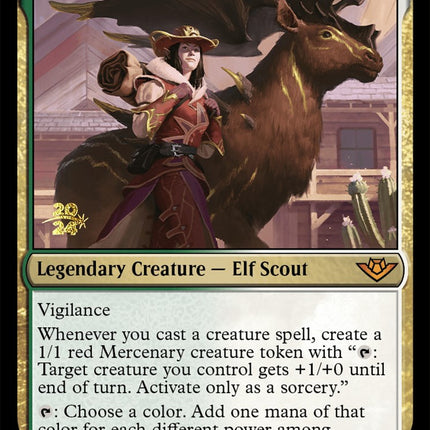 Selvala, Eager Trailblazer [Outlaws of Thunder Junction Prerelease Promos]