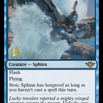 Stoic Sphinx [Outlaws of Thunder Junction Prerelease Promos]