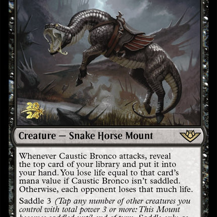 Caustic Bronco [Outlaws of Thunder Junction Prerelease Promos]