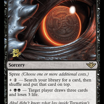 Insatiable Avarice [Outlaws of Thunder Junction Prerelease Promos]