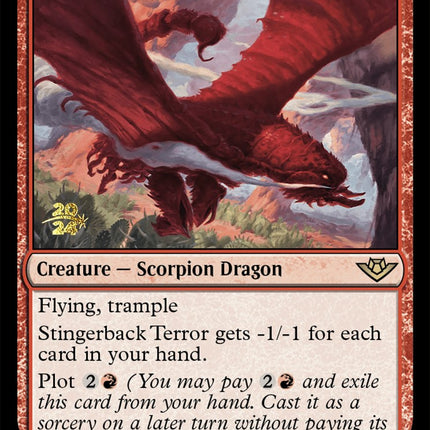 Stingerback Terror [Outlaws of Thunder Junction Prerelease Promos]