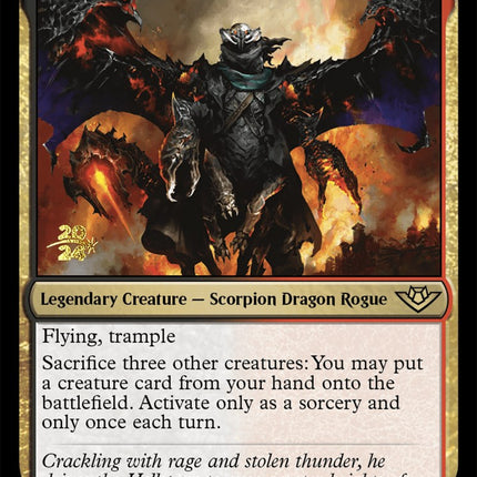 Akul the Unrepentant [Outlaws of Thunder Junction Prerelease Promos]