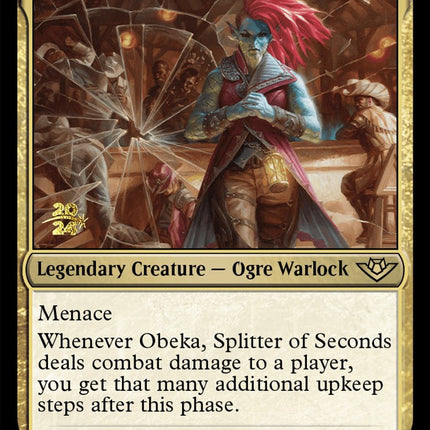 Obeka, Splitter of Seconds [Outlaws of Thunder Junction Prerelease Promos]