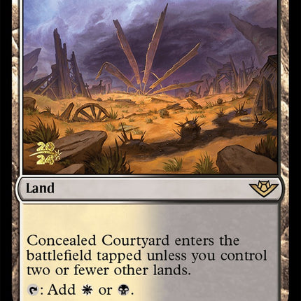 Concealed Courtyard (OTJ) [Outlaws of Thunder Junction Prerelease Promos]