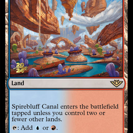 Spirebluff Canal (OTJ) [Outlaws of Thunder Junction Prerelease Promos]