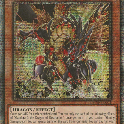 Gandora-G the Dragon of Destruction [LEDE-EN001] Quarter Century Secret Rare