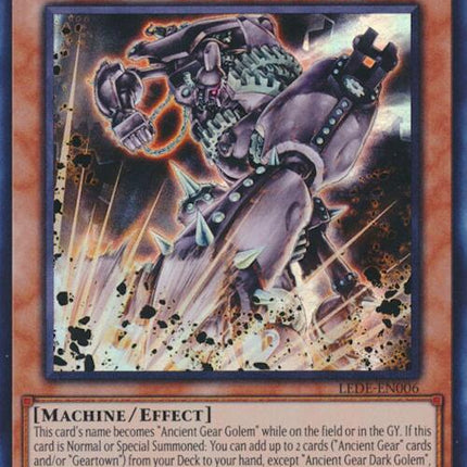 Ancient Gear Dark Golem [LEDE-EN006] Super Rare