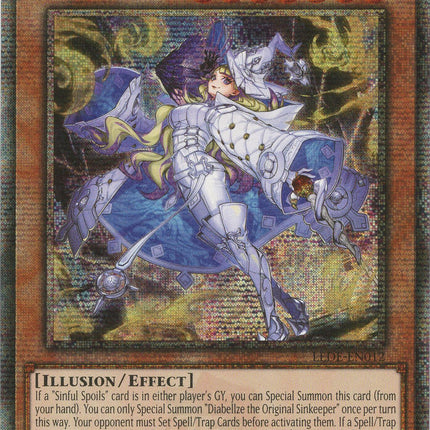 Diabellze the Original Sinkeeper [LEDE-EN012] Quarter Century Secret Rare
