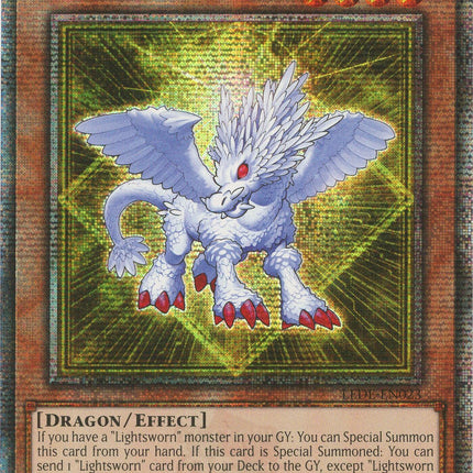 Lightsworn Dragonling (Quarter Century Secret Rare) [LEDE-EN023] Quarter Century Secret Rare