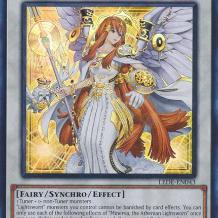 Minerva, the Athenian Lightsworn [LEDE-EN043] Ultra Rare