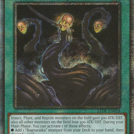 Ragnaraika Bloom (Quarter Century Secret Rare) [LEDE-EN058] Quarter Century Secret Rare