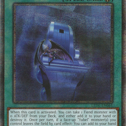 Nightmare Throne (Quarter Century Secret Rare) [LEDE-EN061] Quarter Century Secret Rare