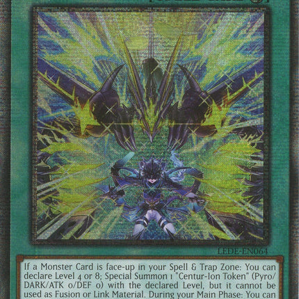 Wake Up Centur-Ion! (Quarter Century Secret Rare) [LEDE-EN064] Quarter Century Secret Rare