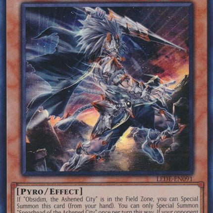 Spearhead of the Ashened City [LEDE-EN091] Super Rare