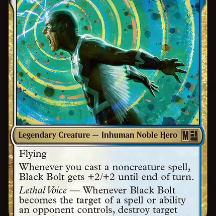 Black Bolt, Inhuman King (Surge Foil) [Marvel Super Heroes Commander]