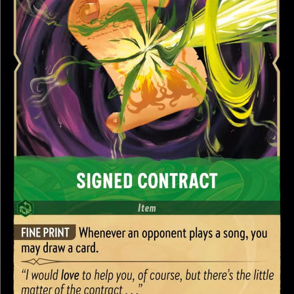 Signed Contract (99/204) [Ursula's Return]