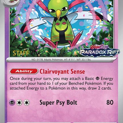 Xatu (059) (Staff Prerelease Promo) [Scarlet & Violet: Black Star Promos]