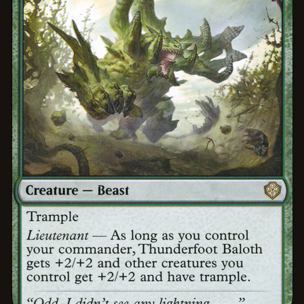 Thunderfoot Baloth [Starter Commander Decks]