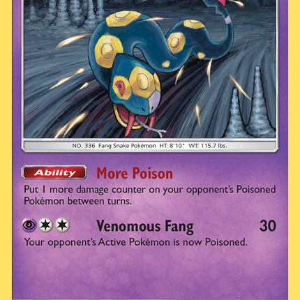 Seviper (50/147) [Sun & Moon: Burning Shadows]