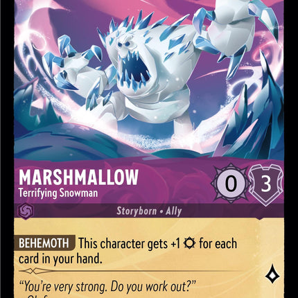 Marshmallow - Terrifying Snowman (51/204) [Ursula's Return]
