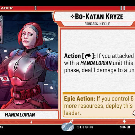 Bo-Katan Kryze - Princess in Exile (012/262) (012/262) [Shadows of the Galaxy]
