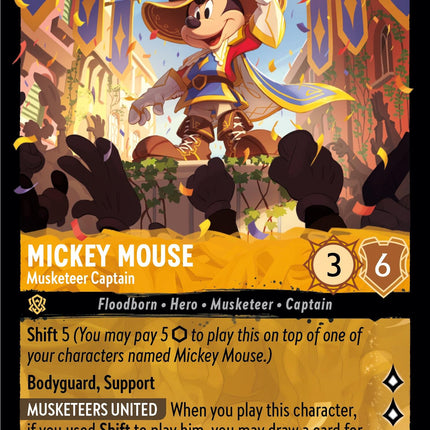 Mickey Mouse - Musketeer Captain (16/204) [Ursula's Return]
